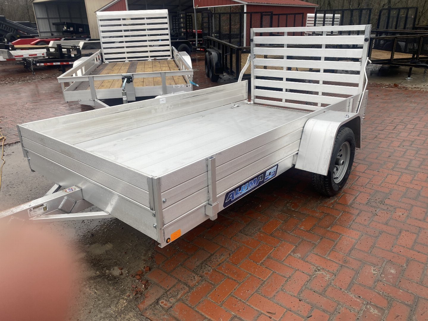 New 2025 Aluma 6310esa-s-tv 13’’ side Utility Trailer