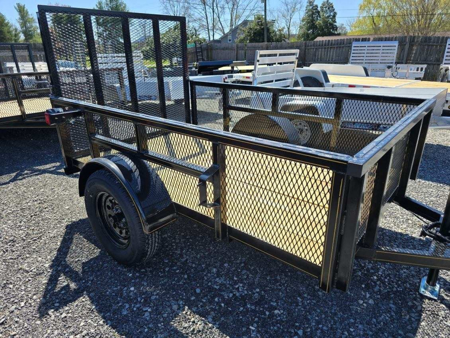 New 2025 P & T Trailers 5X8 LEAF Utility Trailer