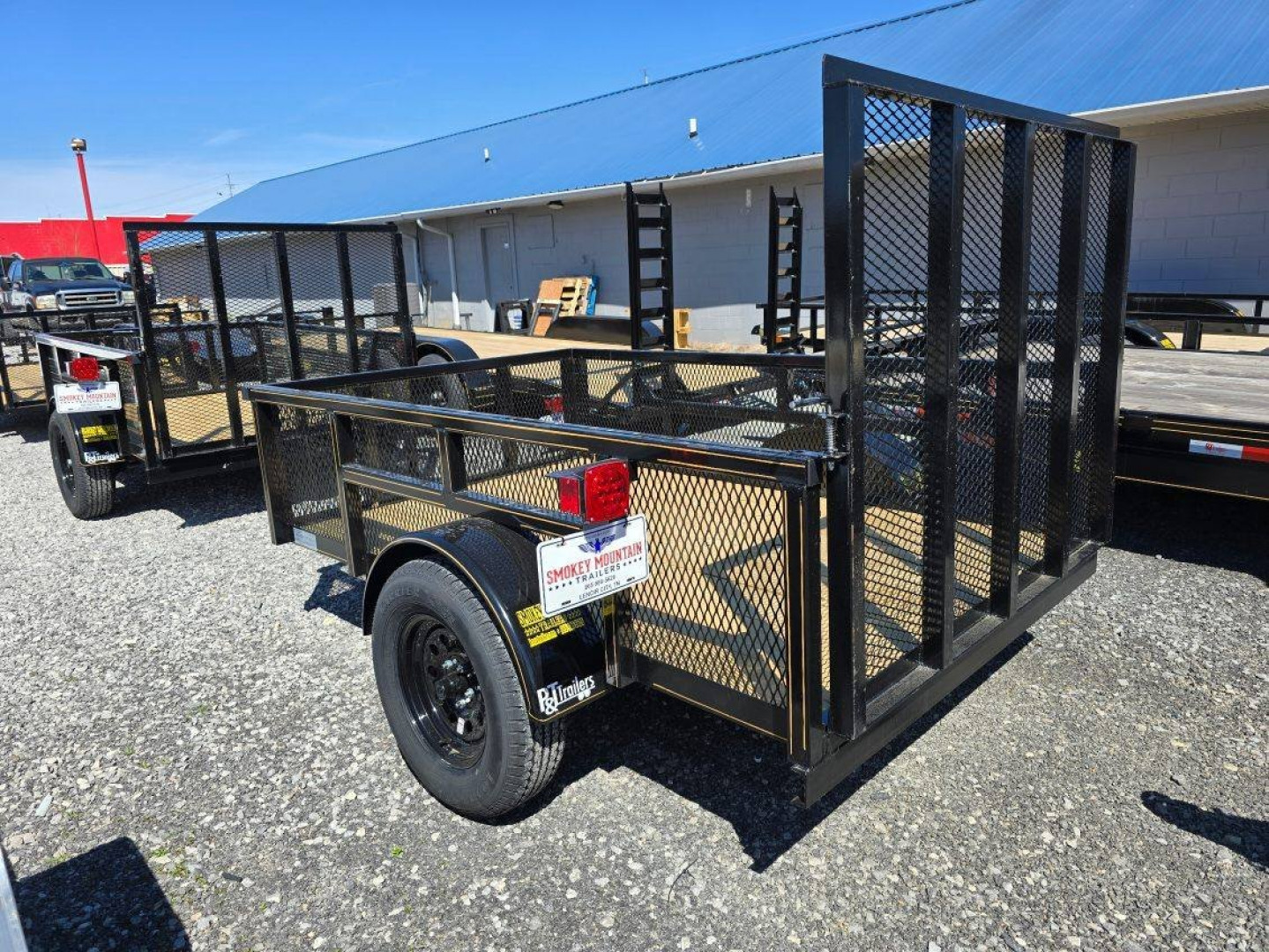New 2025 P & T Trailers 5X8 LEAF Utility Trailer