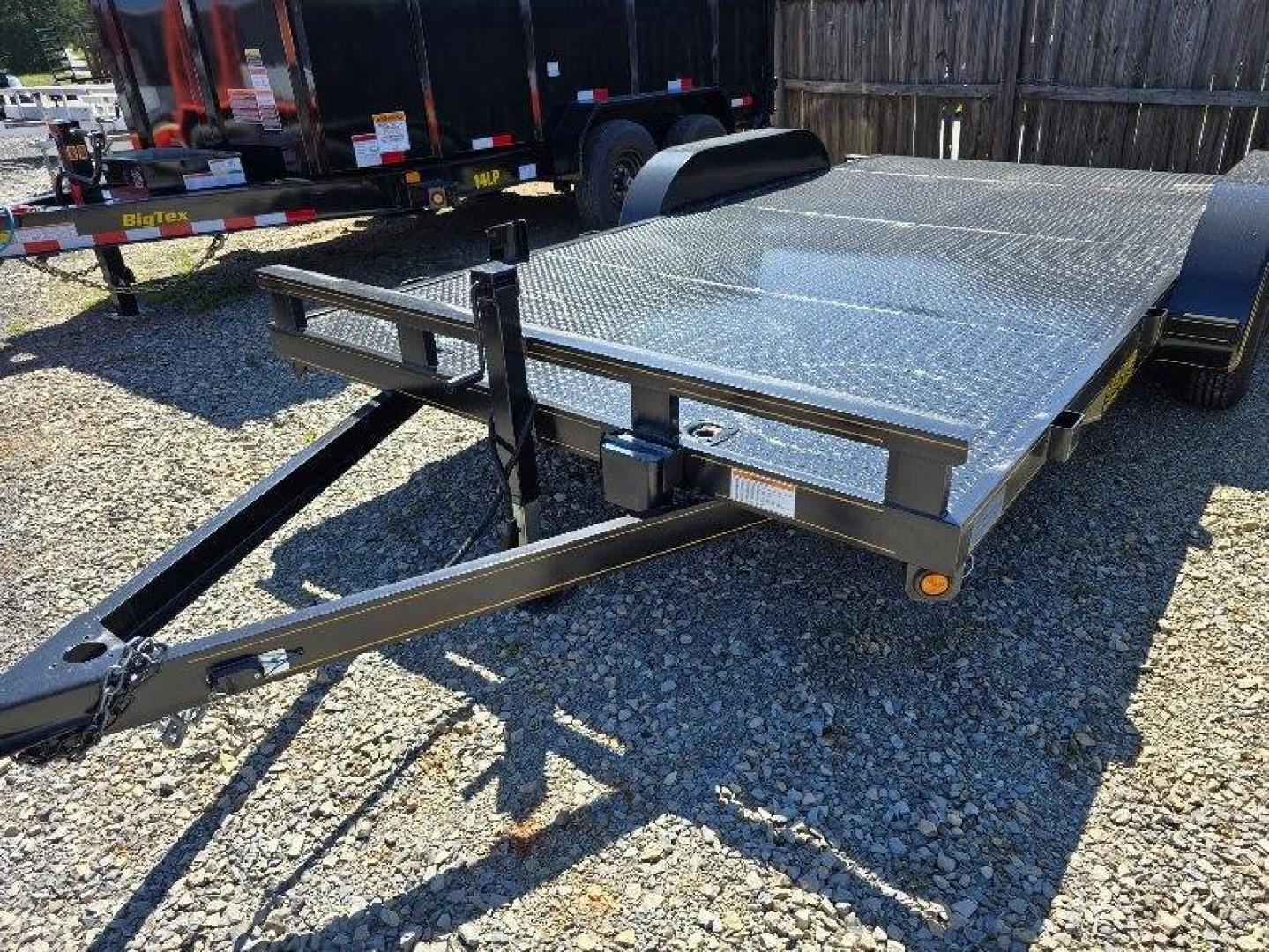 New 2025 P & T Trailers 7K 14+2 CARHAULER STEEL Utility Trailer
