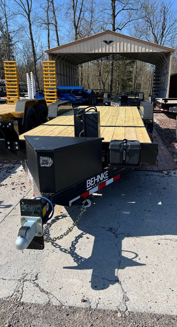 New 2025 Behnke TBCT 22' TILT HYD JACK Equipment Trailer