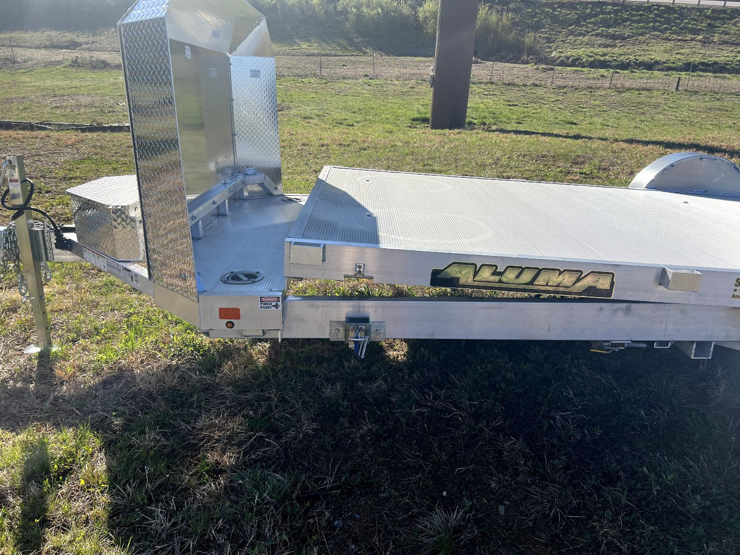 New 2025 Aluma 8220H-LP-TILT Utility Trailer