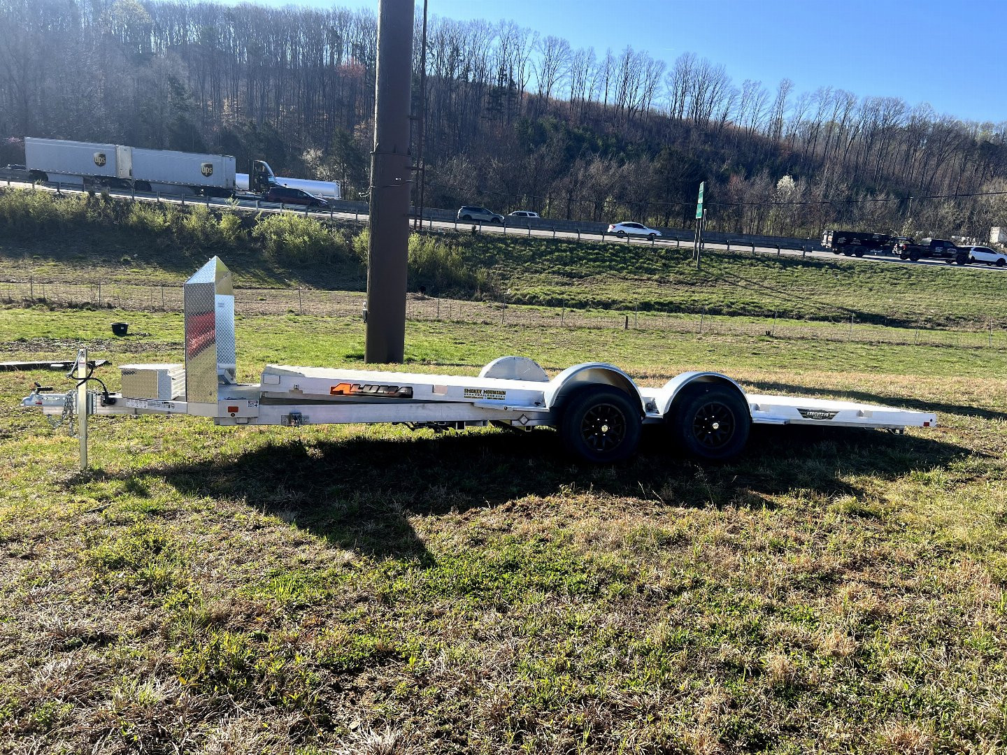 New 2025 Aluma 8220H-LP-TILT Utility Trailer
