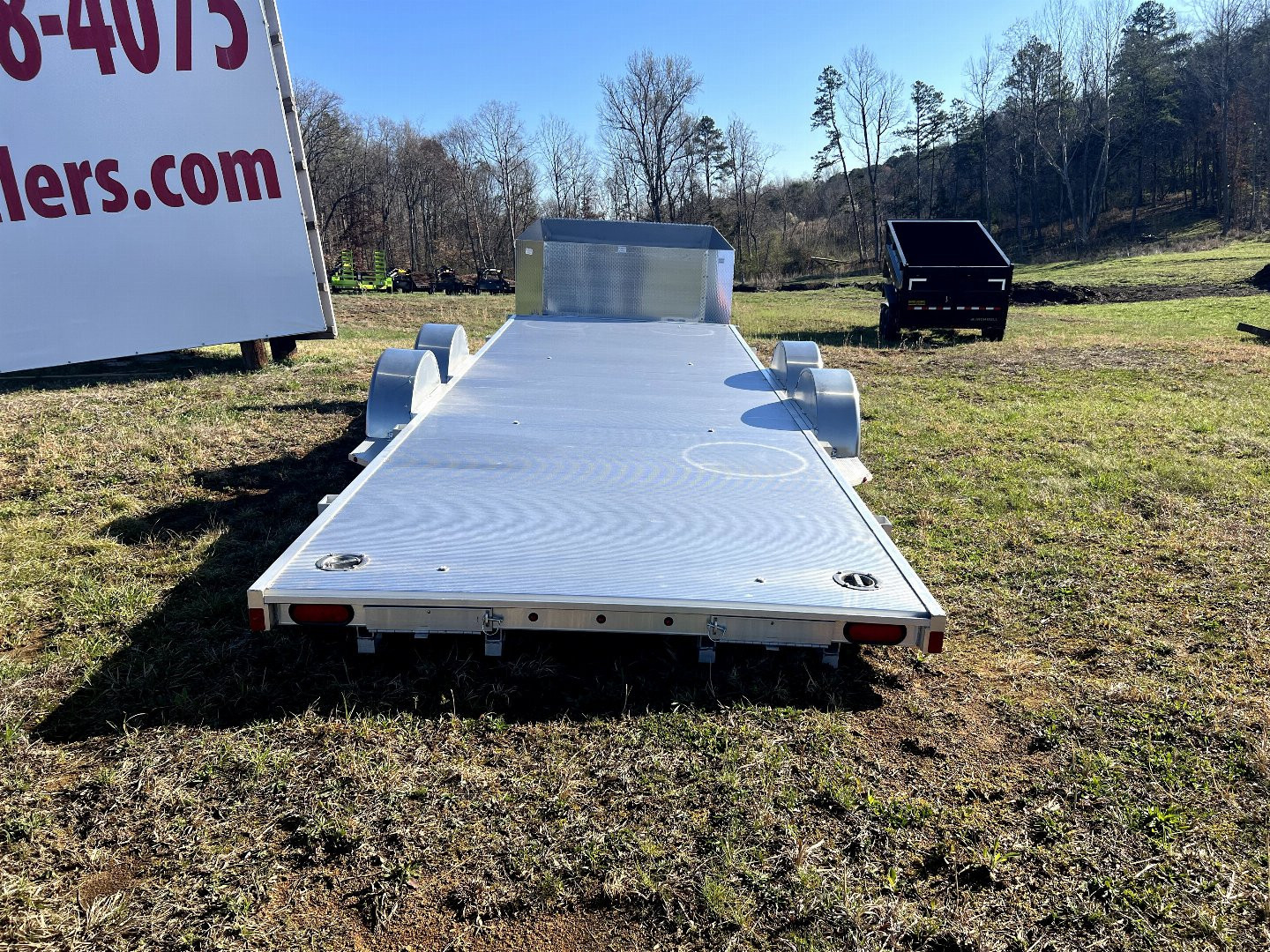 New 2025 Aluma 8220H-LP-TILT Utility Trailer
