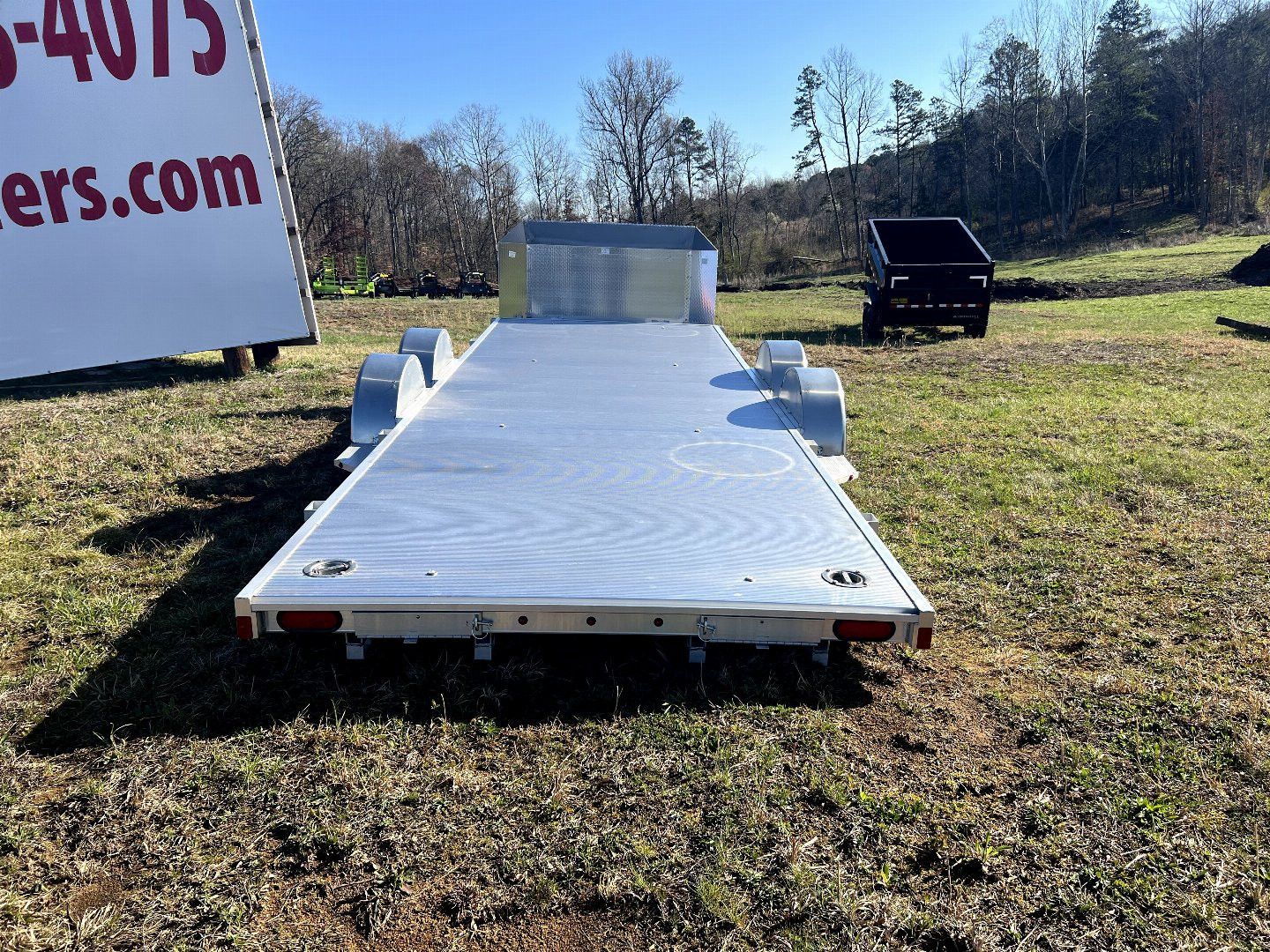 New 2025 Aluma 8220H-LP-TILT Utility Trailer
