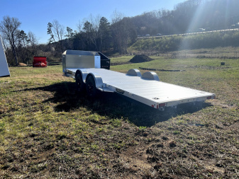 New 2025 Aluma 8220H-LP-TILT Utility Trailer