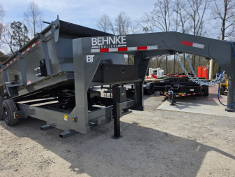 New 2025 Behnke LPD 83X16 16K GN HYD JACK Dump Trailer