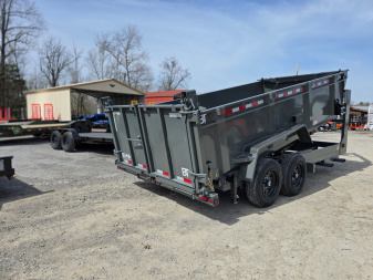 New 2025 Behnke LPD 83X16 16K GN HYD JACK Dump Trailer