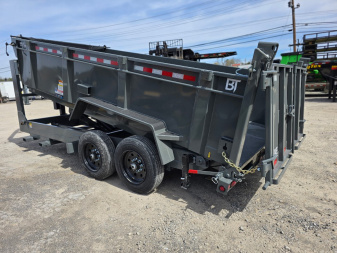 New 2025 Behnke LPD 83X16 16K GN HYD JACK Dump Trailer