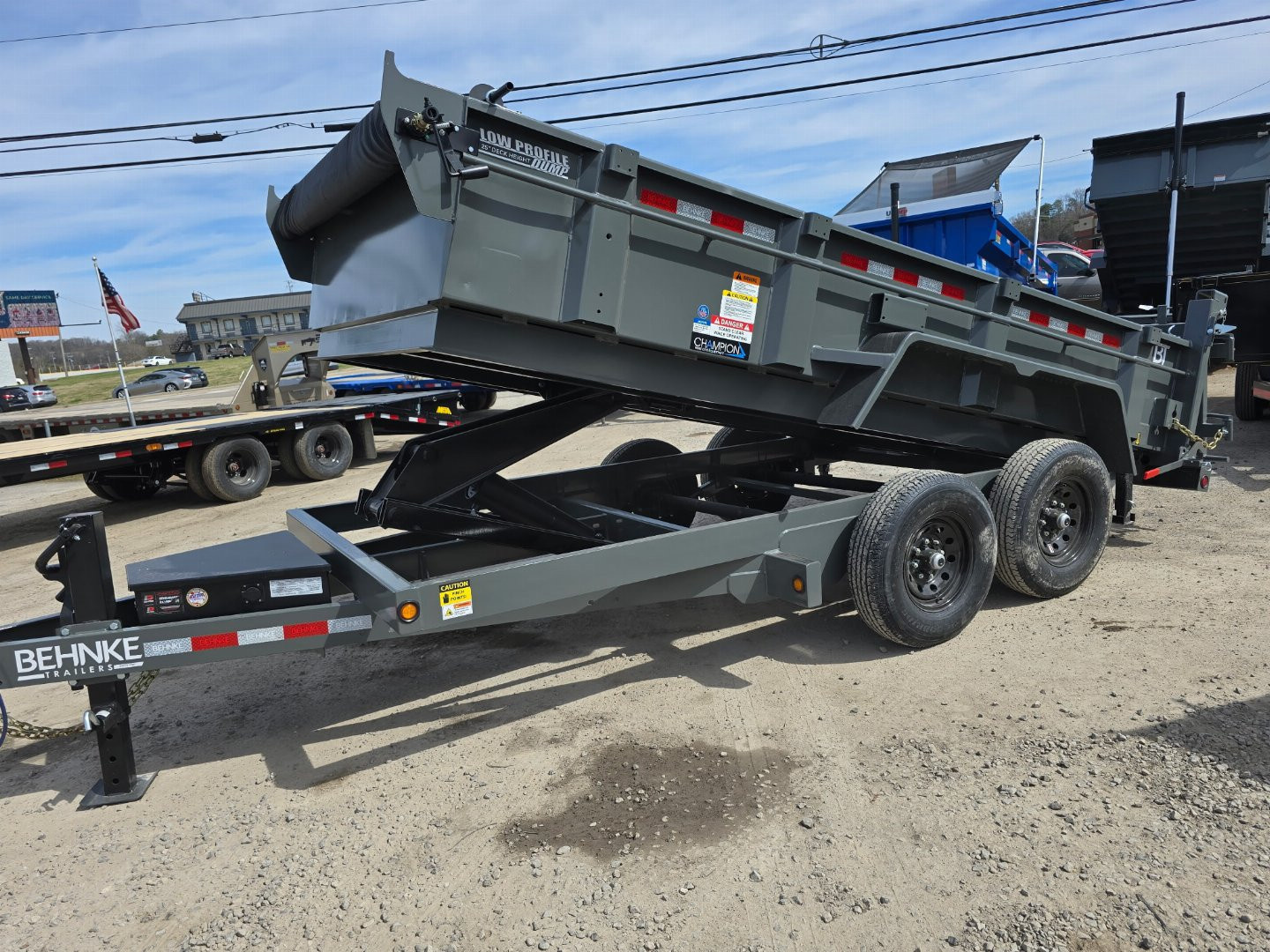 New 2025 Behnke LPD 83X14 14PLY Dump Trailer