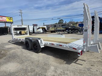New 2025 Behnke CBCT 24' 24K GN,RAMP,HYD JACK Equipment Trailer