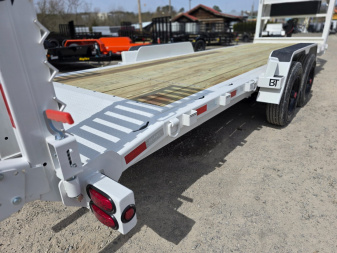 New 2025 Behnke CBCT 24' 24K GN,RAMP,HYD JACK Equipment Trailer