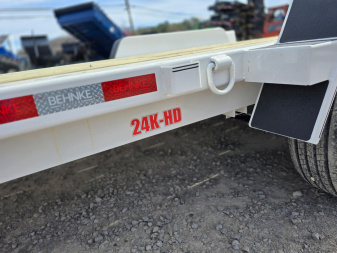 New 2025 Behnke CBCT 24' 24K GN,RAMP,HYD JACK Equipment Trailer