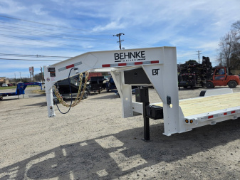 New 2025 Behnke CBCT 24' 24K GN,RAMP,HYD JACK Equipment Trailer