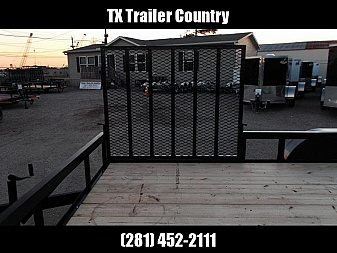 New 2025 LONGHORN TRAILERS 83x18 Utility Trailer / ATV Trailer / Side by Side Trailer / 4ft Rear Ramp / 4ft Side Load Ramp / Electric Brakes / LED Lights