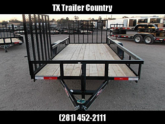 New 2025 LONGHORN TRAILERS 83x18 Utility Trailer / ATV Trailer / Side by Side Trailer / 4ft Rear Ramp / 4ft Side Load Ramp / Electric Brakes / LED Lights