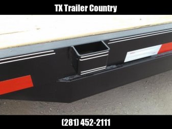 New 2025 LONGHORN TRAILERS 83x20 10K Car Hauler / Racing Trailer / Flat Deck / 5200# Axles / 7K Jack / 2ft Dovetail / 5ft C-Channel Ramps / LED Lights