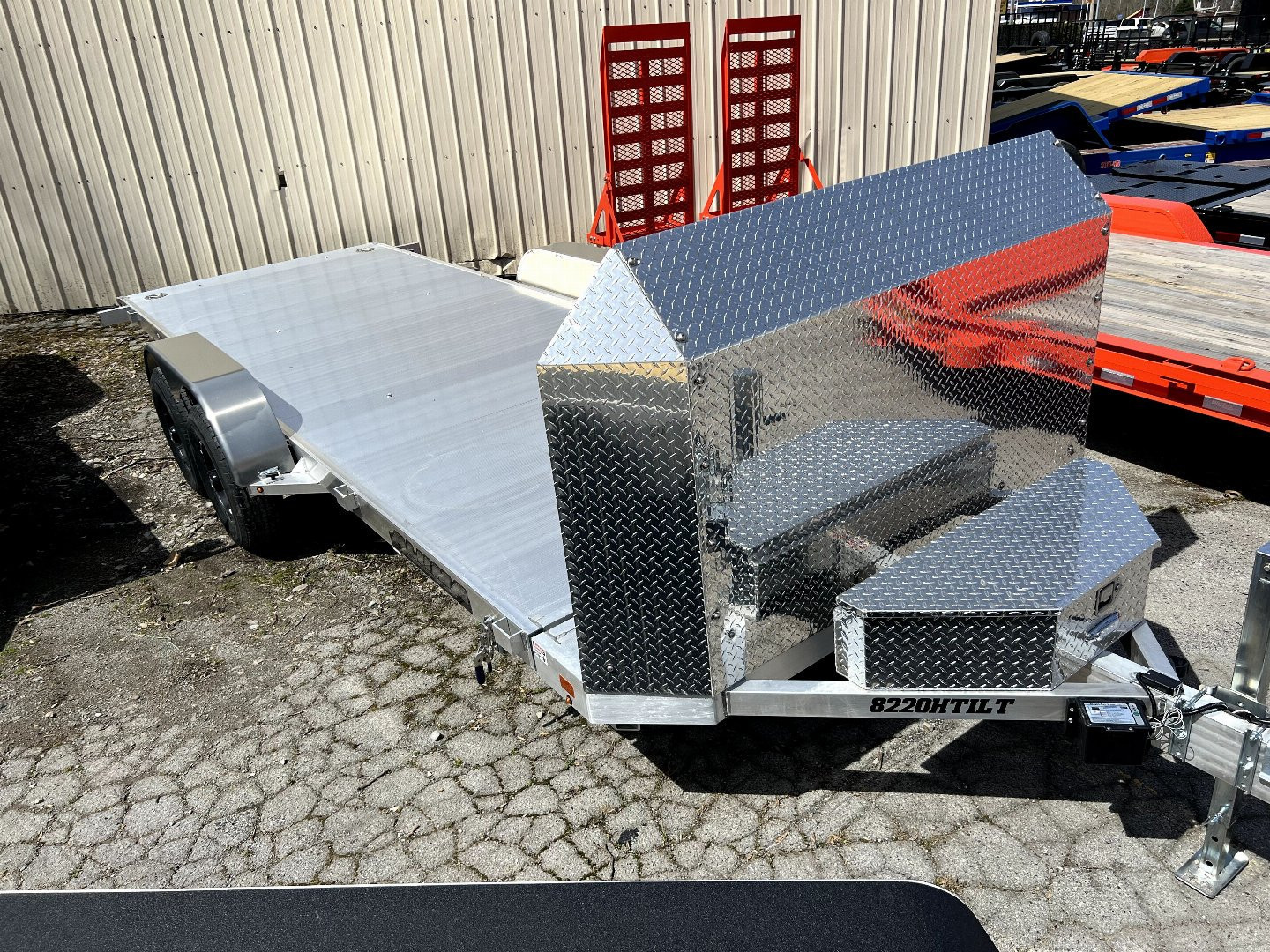 New 2025 Aluma 8220H-ANV-TILT Utility Trailer
