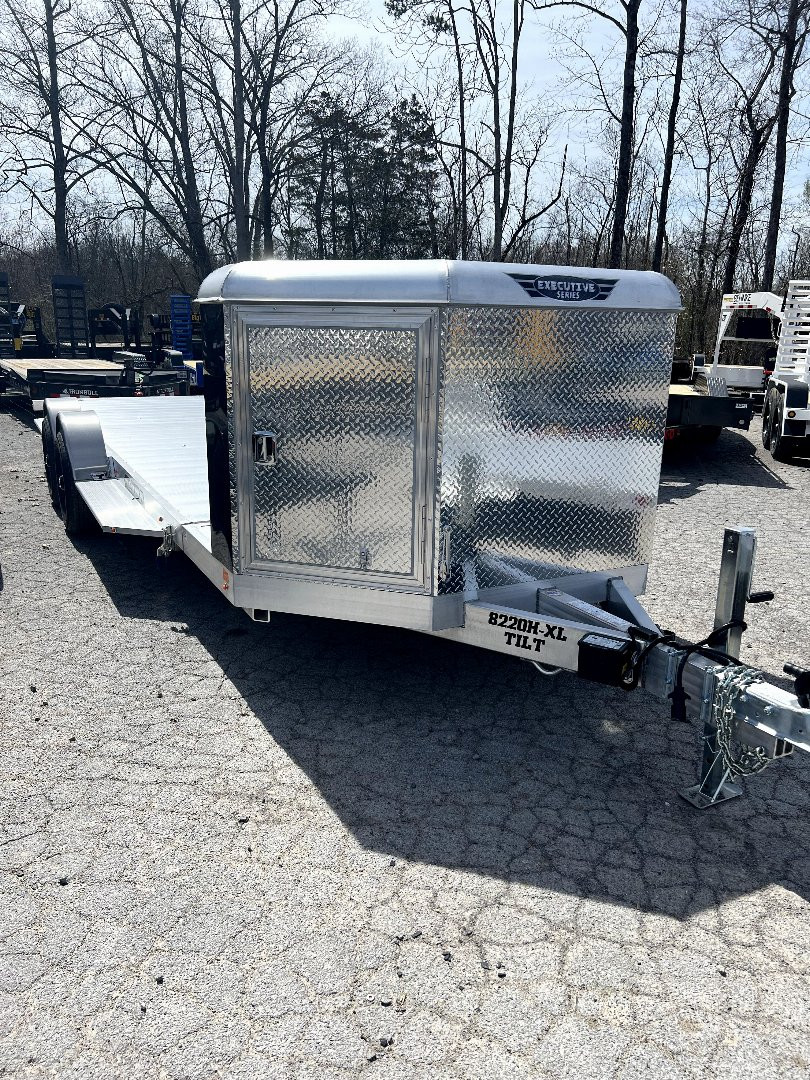 New 2025 Aluma 8220H-XL-TILT Utility Trailer