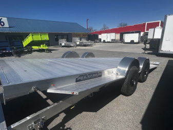 New 2025 Aluma 8220H-XL-TILT-TA-EL-RTD BLK BOX Utility Trailer