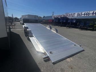 New 2025 Aluma 8220H-XL-TILT-TA-EL-RTD BLK BOX Utility Trailer