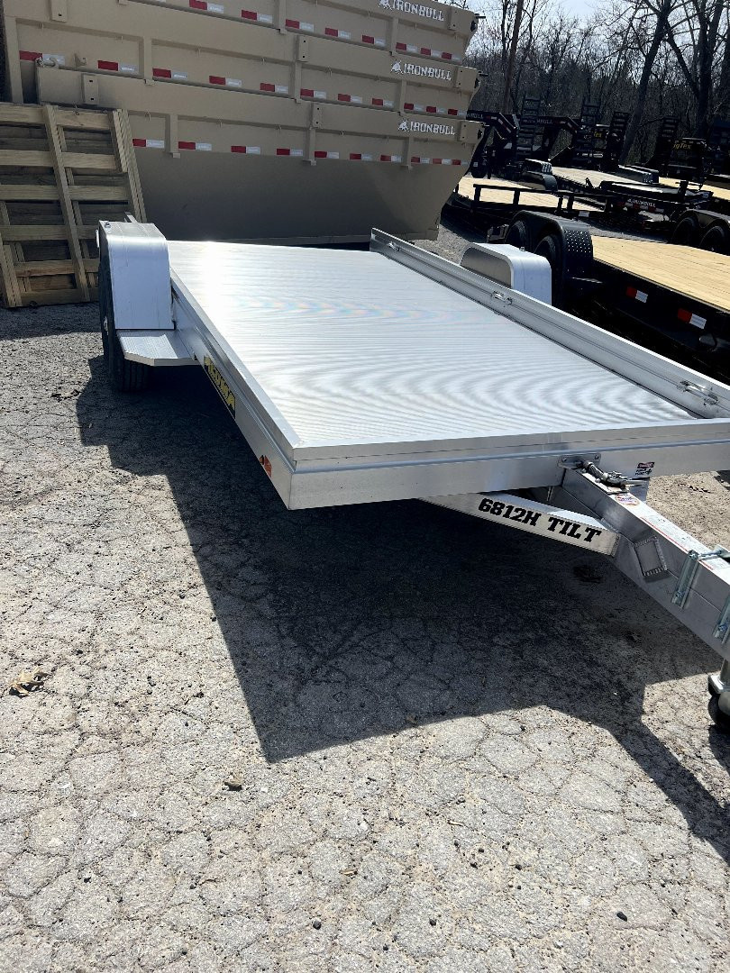 New 2025 Aluma 6812H-TILT Utility Trailer