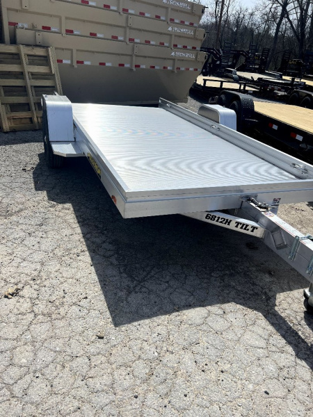New 2025 Aluma 6812H-TILT Utility Trailer