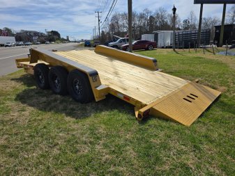 New 2025 Behnke TBCT 22' 3AXLE TILT Equipment Trailer