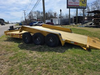 New 2025 Behnke TBCT 22' 3AXLE TILT Equipment Trailer