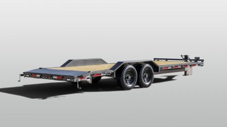 New 2025 MAXXD 102x20 H5X 10K Car Hauler / Racing Trailer / Flatbed / Equipment Hauler / Drive Over Fenders / 5200# Axles / Powder Coated / LEDs / 5ft Stand Up Equipment Ramps