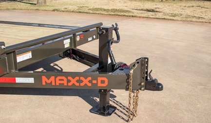 New 2025 MAXXD 102x20 H5X 10K Car Hauler / Racing Trailer / Flatbed / Equipment Hauler / Drive Over Fenders / 5200# Axles / Powder Coated / LEDs / 5ft Stand Up Equipment Ramps