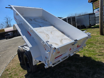 New 2025 RawMaxx SDX 7K 5X10 5" 16 O/C RMPS ADJ COUPLER 7K Dump Trailer