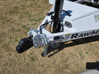 New 2025 RawMaxx SDX 7K 5X10 5" 16 O/C RMPS ADJ COUPLER 7K Dump Trailer