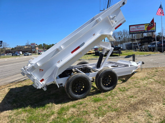 New 2025 RawMaxx SDX 7K 5X10 5" 16 O/C RMPS ADJ COUPLER 7K Dump Trailer