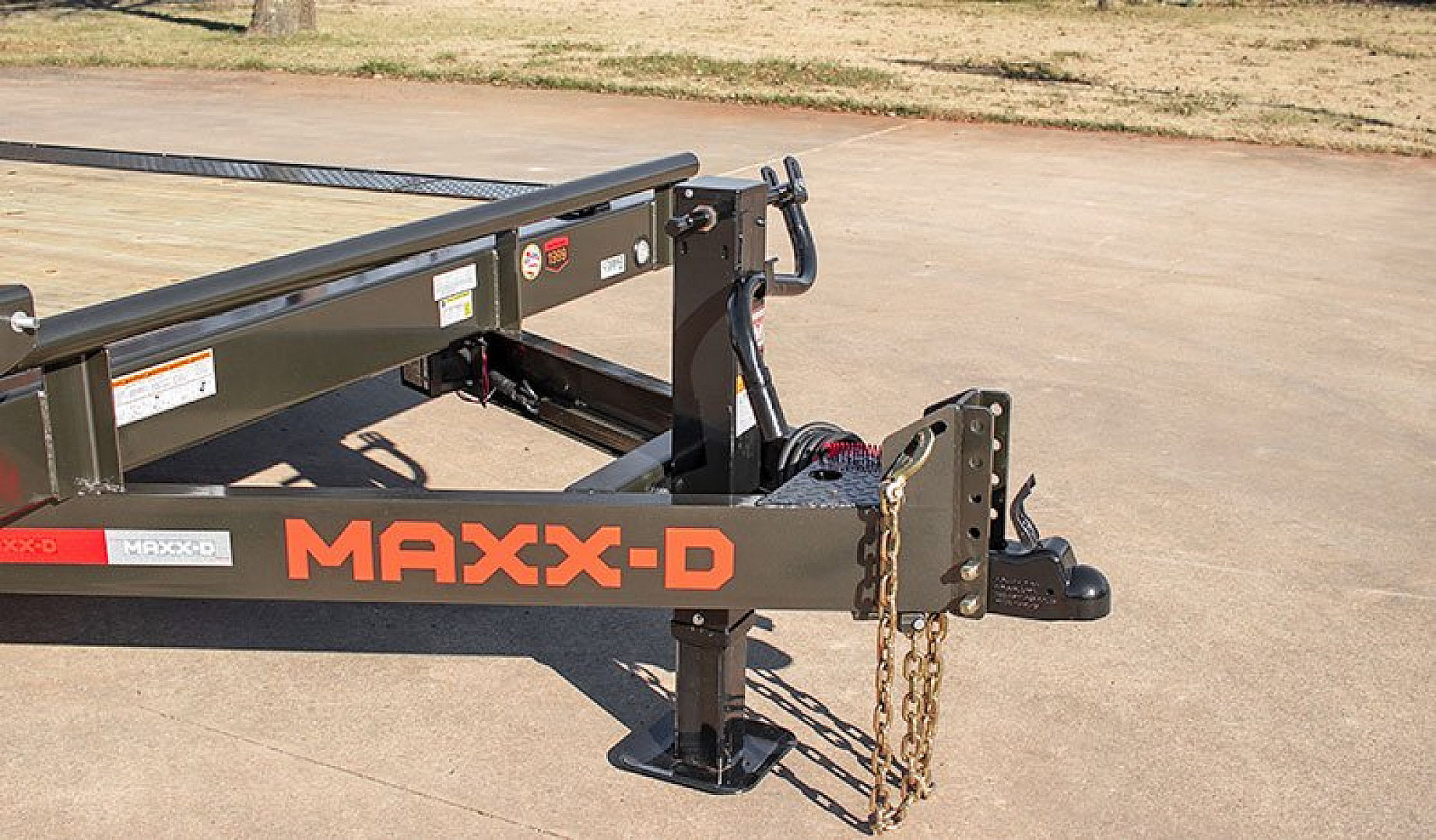New 2025 MAXXD 102x24 14K H6X Car Hauler / Flatbed Trailer / Equipment Hauler / Powder Coated / 7K Axles / Drive Over Fenders / 5ft Stand Up Equipment Ramps