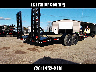 New 2025 MAXXD 102x24 14K H6X Car Hauler / Flatbed Trailer / Equipment Hauler / Powder Coated / 7K Axles / Drive Over Fenders / 5ft Stand Up Equipment Ramps