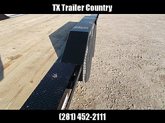 New 2025 MAXXD 102x24 14K H6X Car Hauler / Flatbed Trailer / Equipment Hauler / Powder Coated / 7K Axles / Drive Over Fenders / 5ft Stand Up Equipment Ramps