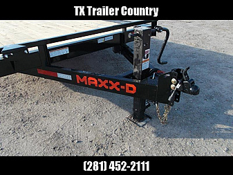 New 2025 MAXXD 102x24 14K H6X Car Hauler / Flatbed Trailer / Equipment Hauler / Powder Coated / 7K Axles / Drive Over Fenders / 5ft Stand Up Equipment Ramps