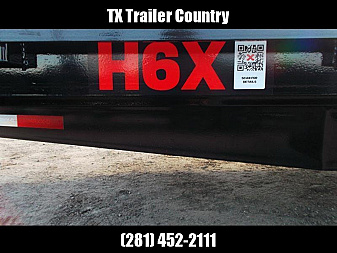 New 2025 MAXXD 102x24 14K H6X Car Hauler / Flatbed Trailer / Equipment Hauler / Powder Coated / 7K Axles / Drive Over Fenders / 5ft Stand Up Equipment Ramps