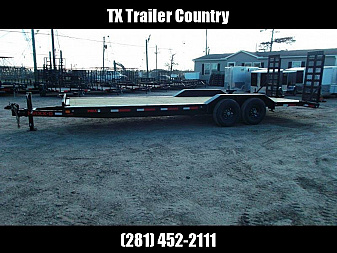 New 2025 MAXXD 102x24 14K H6X Car Hauler / Flatbed Trailer / Equipment Hauler / Powder Coated / 7K Axles / Drive Over Fenders / 5ft Stand Up Equipment Ramps