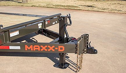 New 2025 MAXXD 102x24 14K H6X Car Hauler / Flatbed Trailer / Equipment Hauler / Powder Coated / 7K Axles / Drive Over Fenders / 5ft Stand Up Equipment Ramps