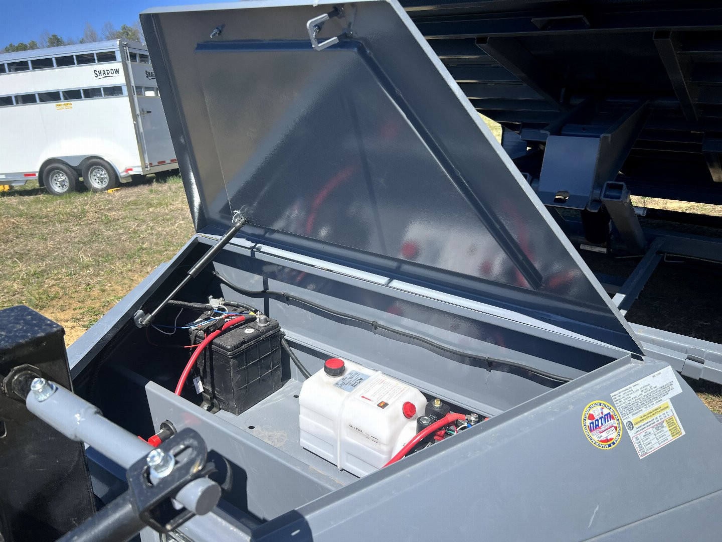 New 2025 RawMaxx GDX 14K 83X14 19" SIDES 16 OC 8" 8GA Dump Trailer