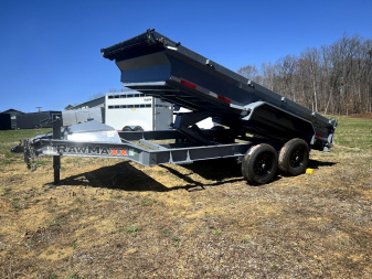 New 2025 RawMaxx GDX 14K 83X14 19  SIDES 16 OC 8  8GA Dump Trailer