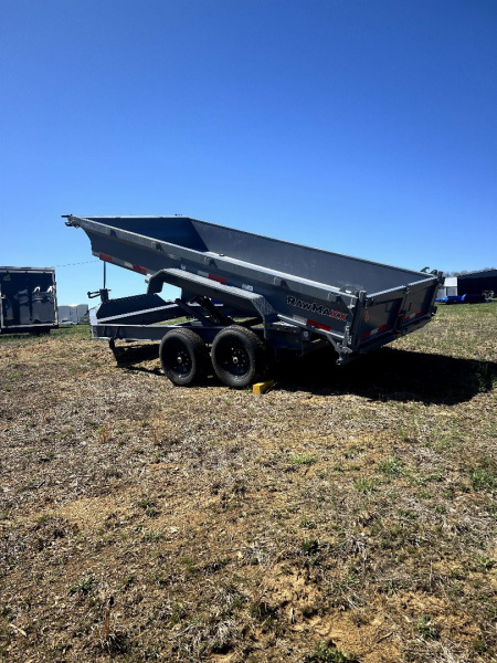 New 2025 RawMaxx GDX 14K 83X14 19" SIDES 16 OC 8" 8GA Dump Trailer