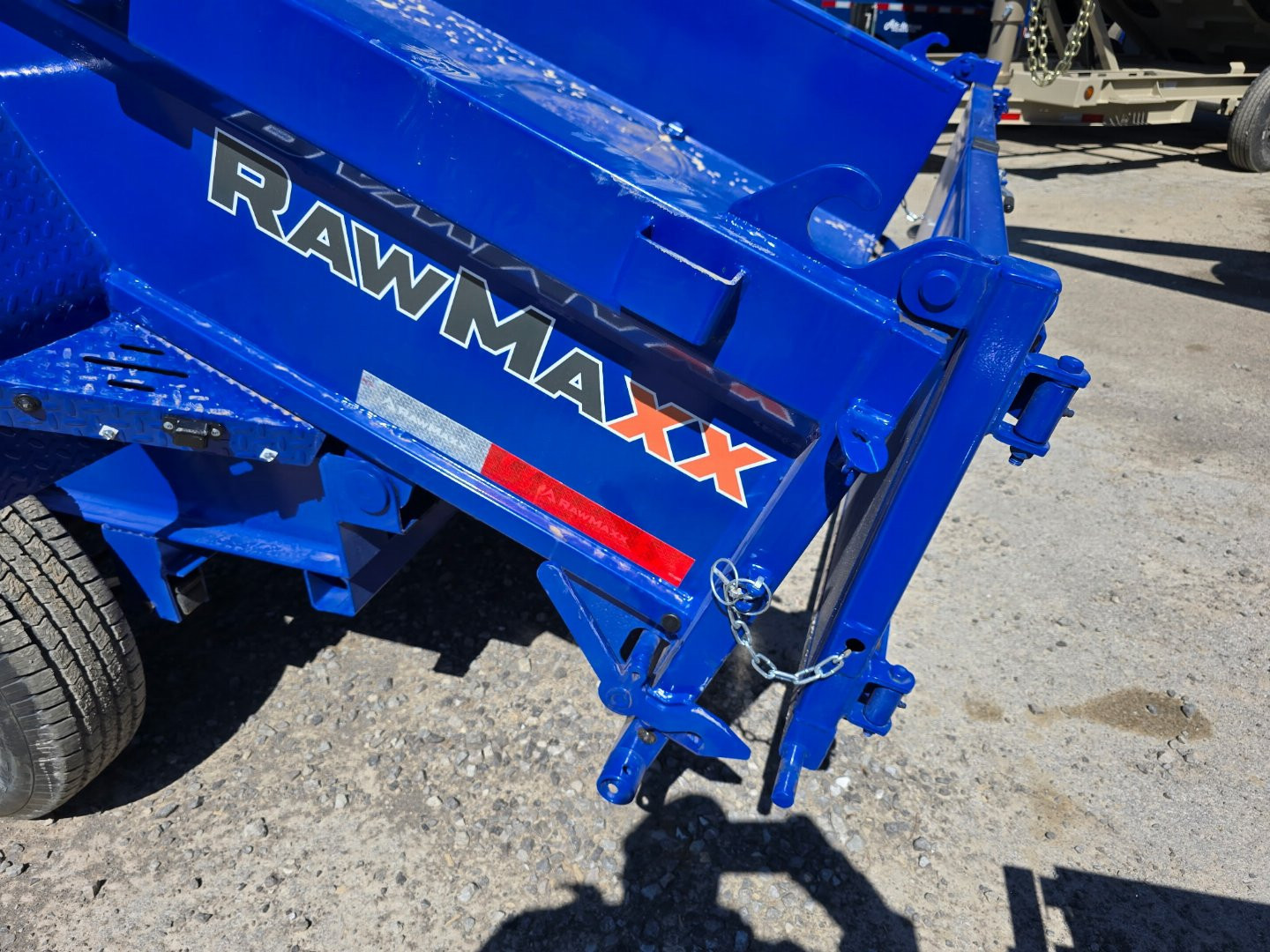New 2025 RawMaxx GDX 14K 83X14 19" SIDES 16 OC 8" 8GA Dump Trailer