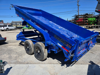 New 2025 RawMaxx GDX 14K 83X14 19" SIDES 16 OC 8" 8GA Dump Trailer