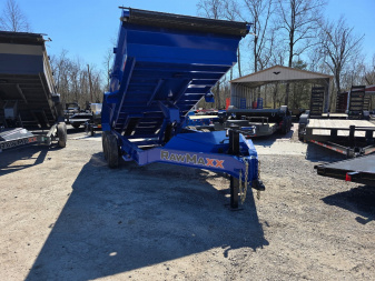 New 2025 RawMaxx GDX 14K 83X14 19" SIDES 16 OC 8" 8GA Dump Trailer