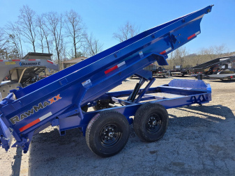 New 2025 RawMaxx GDX 14K 83X14 19" SIDES 16 OC 8" 8GA Dump Trailer