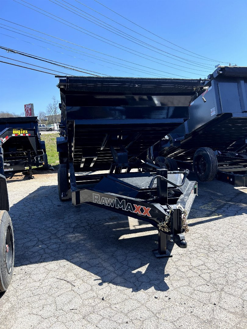 New 2025 RawMaxx GDX 14K 83X14 19" SIDES 16 OC 8" 8GA Dump Trailer