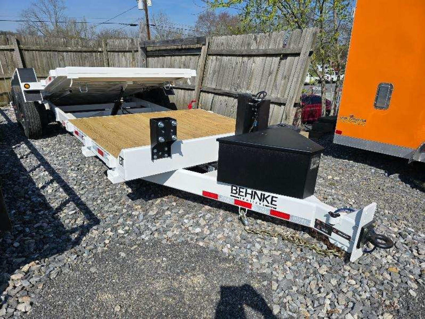 New 2025 Behnke TBCT 24' 24K TILT, HYD JACK Equipment Trailer